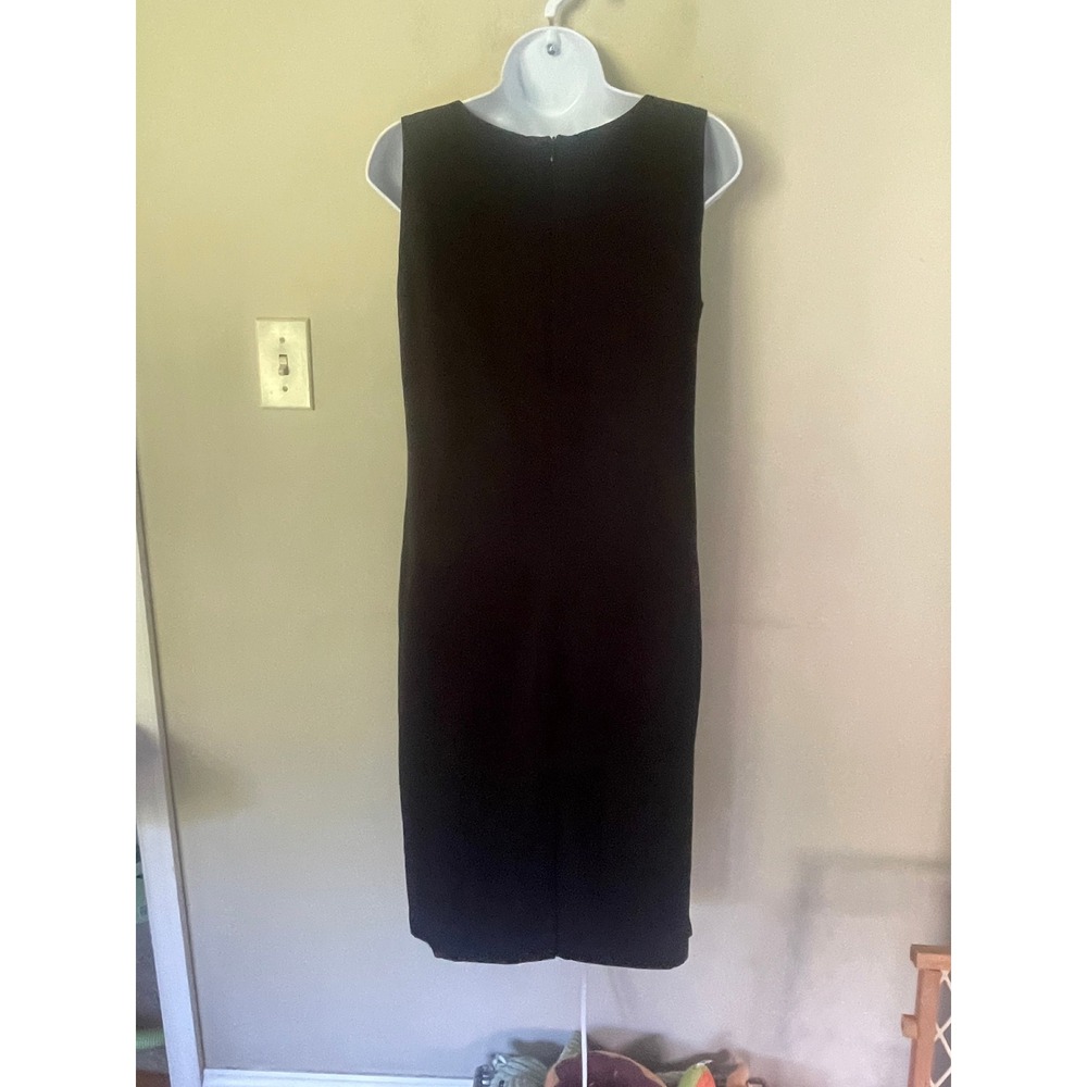 Marimekko Tamson 1 Black Shift Dress Samu-Jussi Koski Sleeveless Viscose Size 36 - Picture 2 of 8